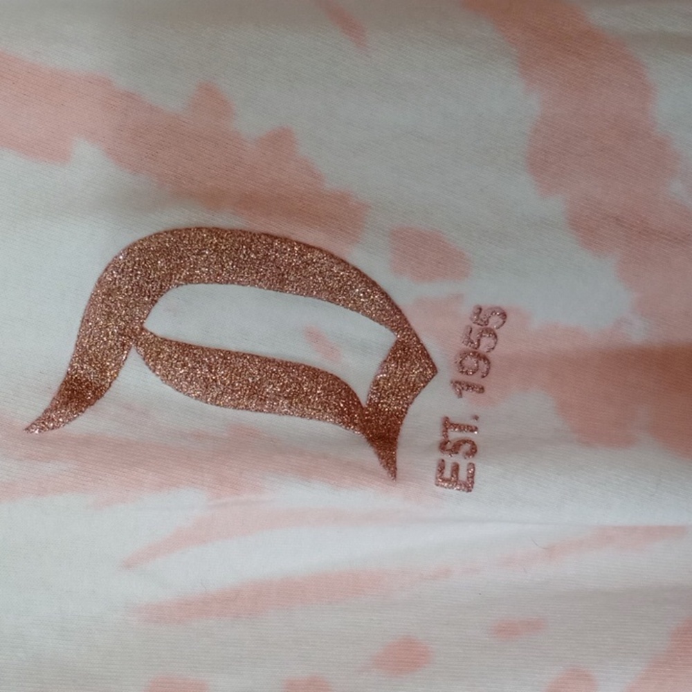 Disneyland Spirit Jersey Tye Dye Pink Gold Long Sleeve Cotton XXL - Picture 4 of 10